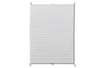 Vidaxl Plisse Blind 100x125cm White Pleated Blind Vidaxl Plisse Blind 100x125cm White Pleated Blind