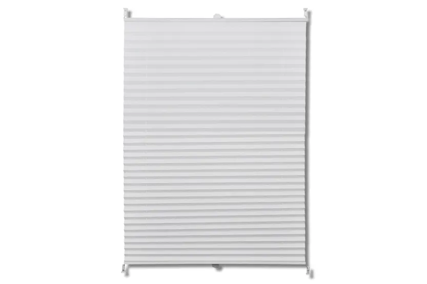 Vidaxl Plisse Blind 100x125cm White Pleated Blind Vidaxl Plisse Blind 100x125cm White Pleated Blind