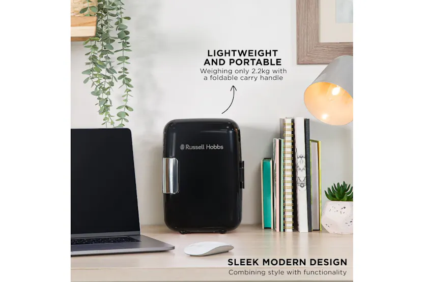 Russell Hobbs Portable Mini Cooler & Warmer | Black | RH4CLR1001B Russell Hobbs Portable Mini Cooler & Warmer | Black | RH4CLR1001B