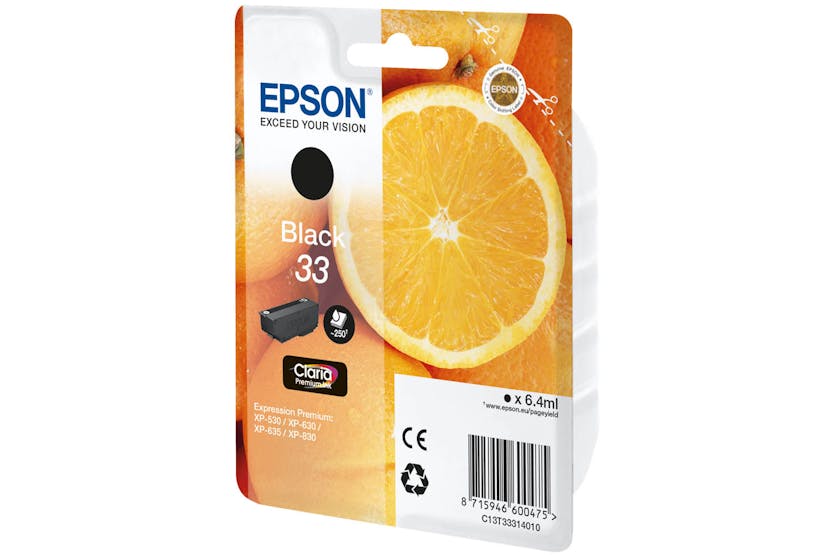 Epson C13 33 Black | T33314010 Epson C13 33 Black | T33314010