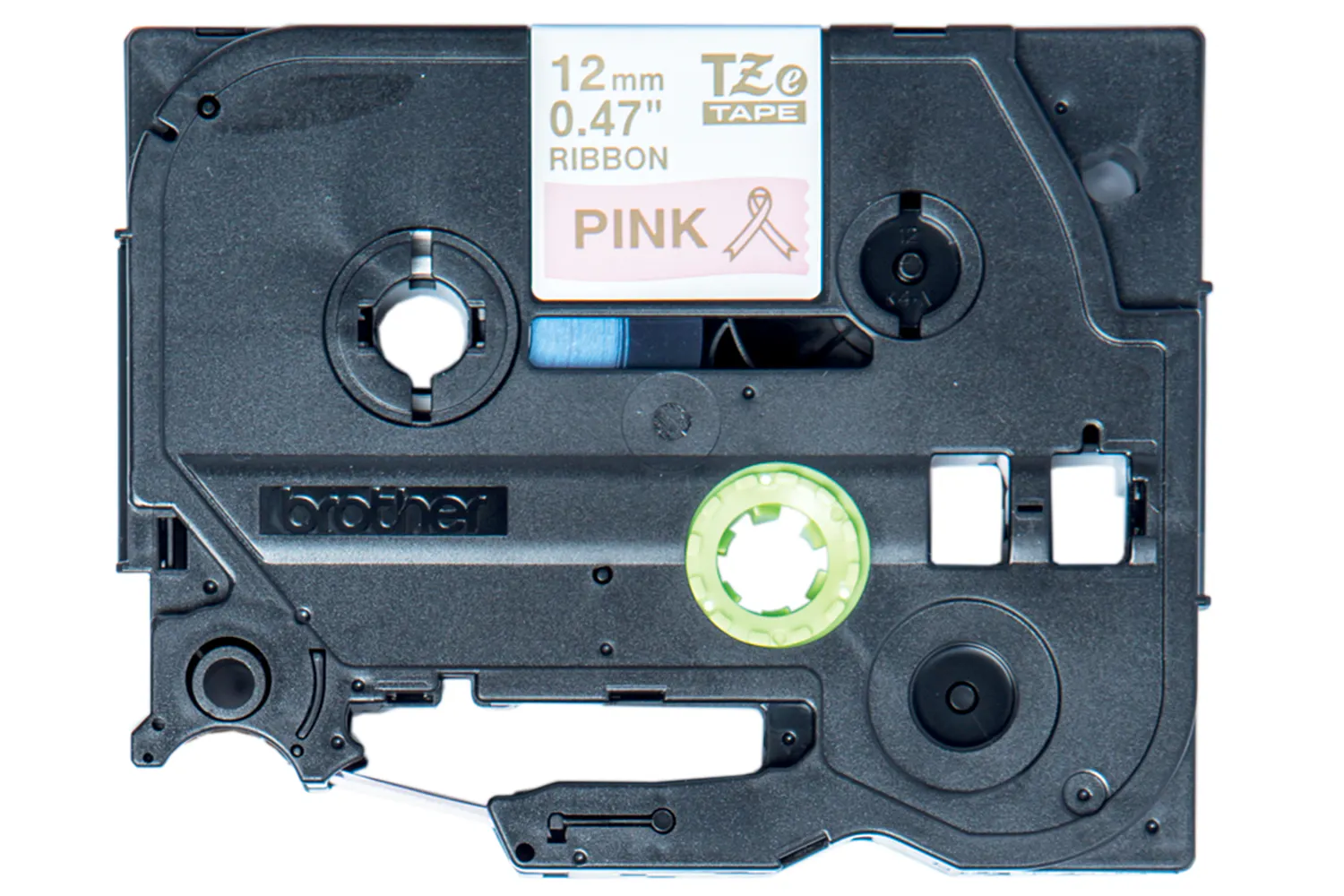 Brother SBRO0874 12mm Ribbon Tape Cassette | Gold on Pink Brother SBRO0874 12mm Ribbon Tape Cassette | Gold on Pink