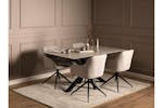 Harlie Rectangular Dining Table | 160 cm | Grey Harlie Rectangular Dining Table | 160 cm | Grey