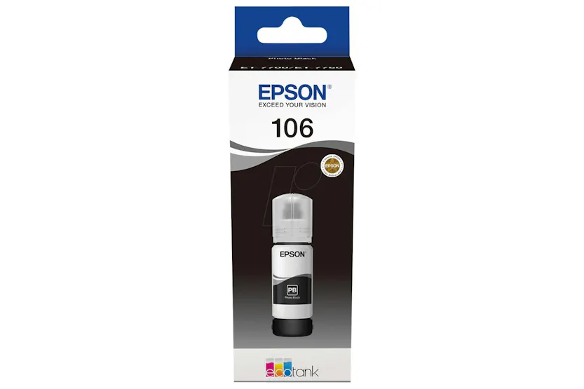 Epson 106 EcoTank Ink Bottle | Black Epson 106 EcoTank Ink Bottle | Black