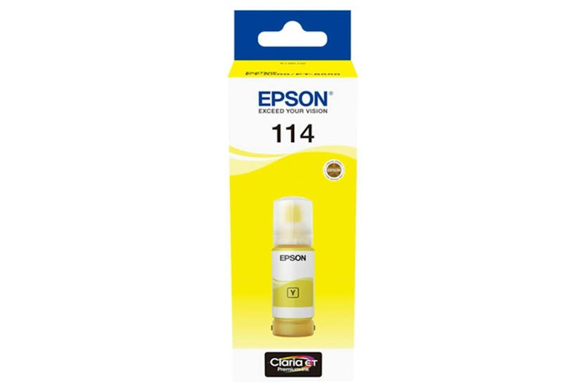Epson T07B4 114 Eco Tank Ink Bottle | 70ml | Yellow Epson T07B4 114 Eco Tank Ink Bottle | 70ml | Yellow