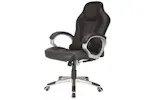 Raygar Office Chair with Deluxe Padded | Black Raygar Office Chair with Deluxe Padded | Black