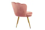 Genesis Flora Accent Chair | Petal Back Scallop | Velvet | Dusty Pink Genesis Flora Accent Chair | Petal Back Scallop | Velvet | Dusty Pink