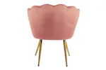 Genesis Flora Accent Chair | Petal Back Scallop | Velvet | Dusty Pink Genesis Flora Accent Chair | Petal Back Scallop | Velvet | Dusty Pink