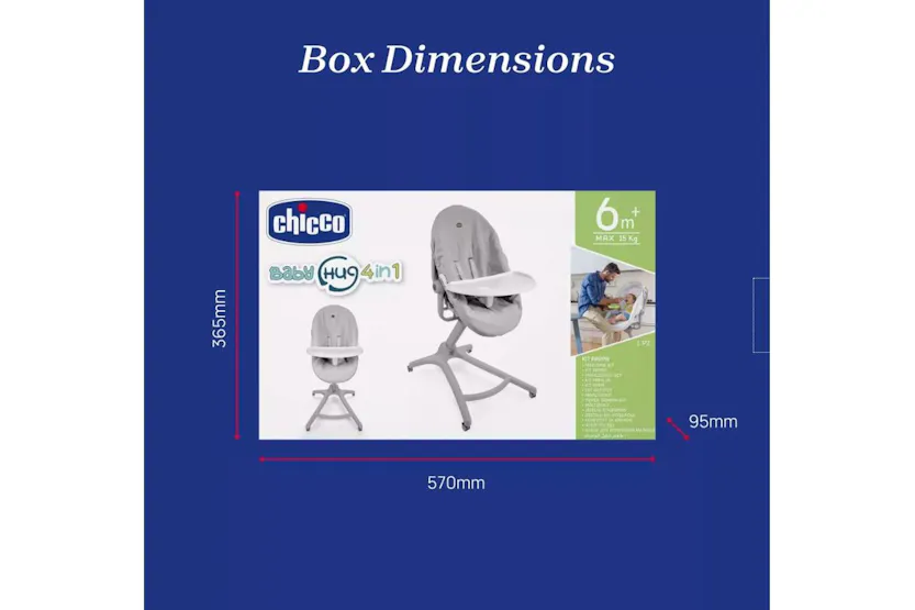 Chicco Baby Hug 4-in-1 Highchair Meal Kit | Feeding, Weaning | Easy-clean, Safe, And Practical Chicco Baby Hug 4-in-1 Highchair Meal Kit | Feeding, Weaning | Easy-clean, Safe, And Practical