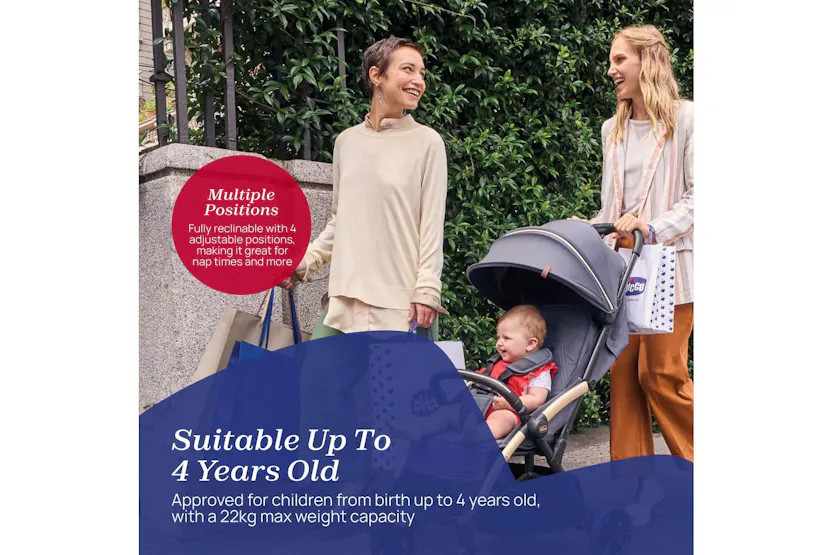 Chicco Goody Xplus Lightweight, One-touch Self-folding Stroller Suitable For Babies Up To 22kgs Chicco Goody Xplus Lightweight, One-touch Self-folding Stroller Suitable For Babies Up To 22kgs