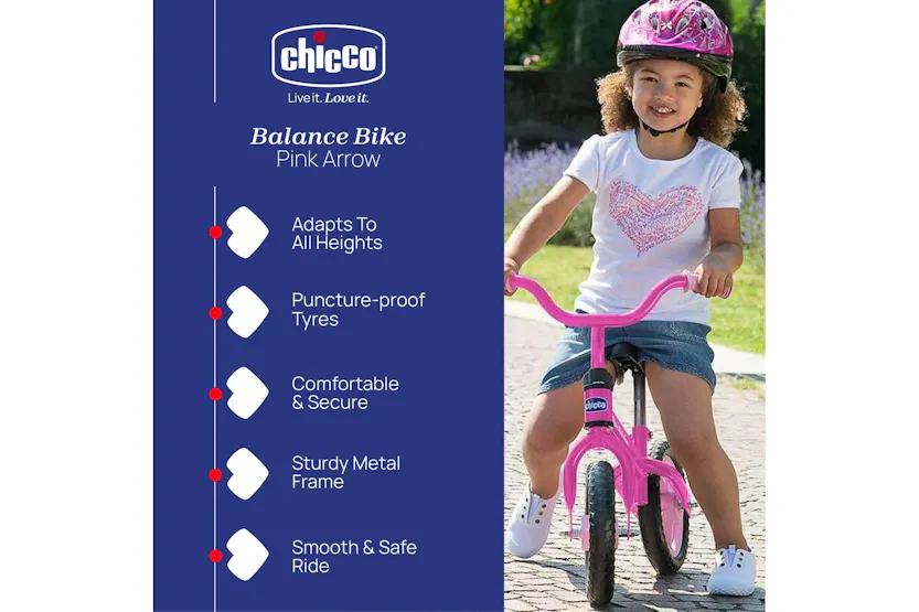 Chicco Balance Bike For Kids, Safe Outdoor Play & Learn Bike, Adjustable, Ultra-light Chicco Balance Bike For Kids, Safe Outdoor Play & Learn Bike, Adjustable, Ultra-light