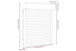 Vidaxl Roller Shutter Aluminium 70x100 Cm Anthracite Vidaxl Roller Shutter Aluminium 70x100 Cm Anthracite