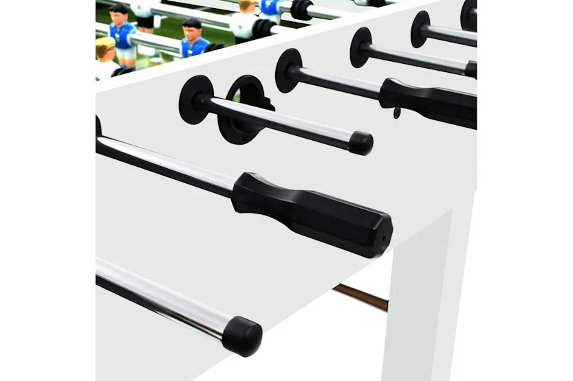 Vidaxl Football Table Steel 60 Kg 140x74.5x87.5 Cm White Vidaxl Football Table Steel 60 Kg 140x74.5x87.5 Cm White