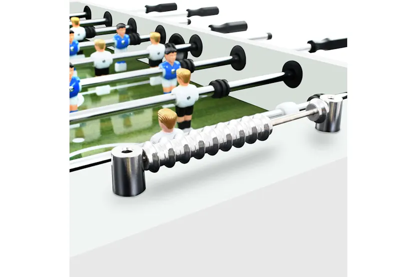 Vidaxl Football Table Steel 60 Kg 140x74.5x87.5 Cm White Vidaxl Football Table Steel 60 Kg 140x74.5x87.5 Cm White