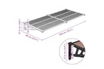 Vidaxl Door Canopy Black 199x90 Cm Polycarbonate Vidaxl Door Canopy Black 199x90 Cm Polycarbonate