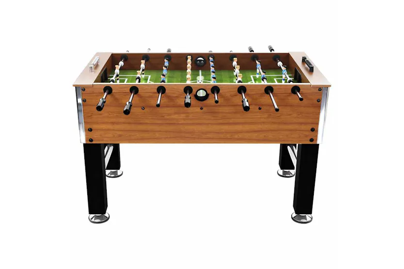 Vidaxl Football Table Steel 60 Kg 140x74.5x87.5 Cm Light Brown And Black Vidaxl Football Table Steel 60 Kg 140x74.5x87.5 Cm Light Brown And Black