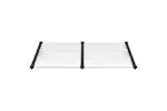 Vidaxl Door Canopy Black And Transparent 152.5x90 Cm Polycarbonate Vidaxl Door Canopy Black And Transparent 152.5x90 Cm Polycarbonate