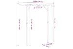 Vidaxl Garden Pergola 205x40x203 Cm Wood Vidaxl Garden Pergola 205x40x203 Cm Wood