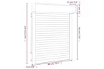 Vidaxl Roller Shutter Aluminium 80x100 Cm Anthracite Vidaxl Roller Shutter Aluminium 80x100 Cm Anthracite