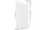 Vidaxl Roller Shutter Aluminium 100x210 Cm Anthracite Vidaxl Roller Shutter Aluminium 100x210 Cm Anthracite