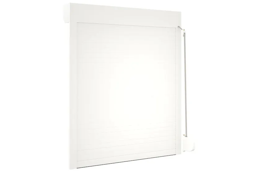 Vidaxl Roller Shutter Aluminium 100x130 Cm White Vidaxl Roller Shutter Aluminium 100x130 Cm White