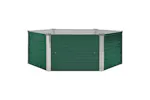Vidaxl Raised Garden Bed 129x129x46 Cm Galvanised Steel Green Vidaxl Raised Garden Bed 129x129x46 Cm Galvanised Steel Green