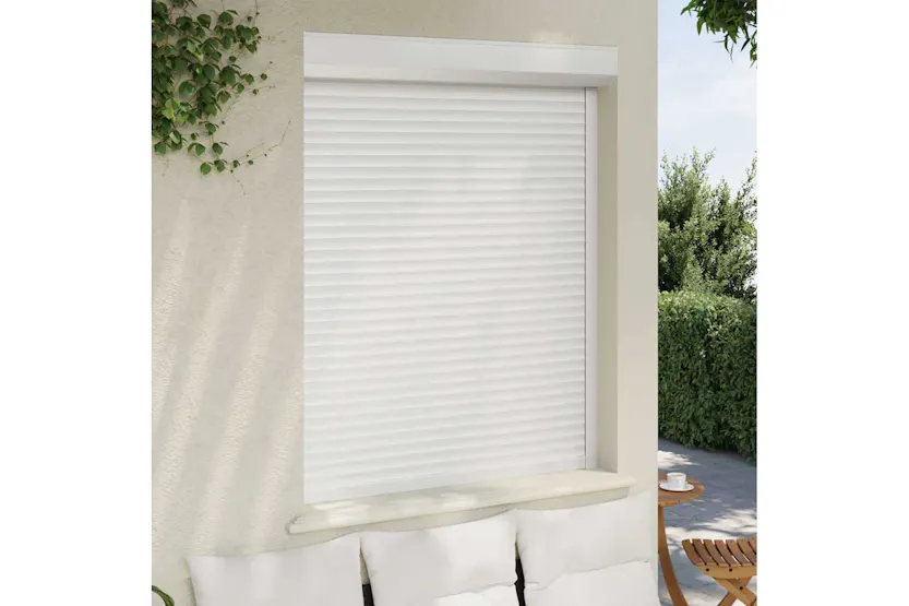 Vidaxl Roller Shutter Aluminium 120x150 Cm White Vidaxl Roller Shutter Aluminium 120x150 Cm White