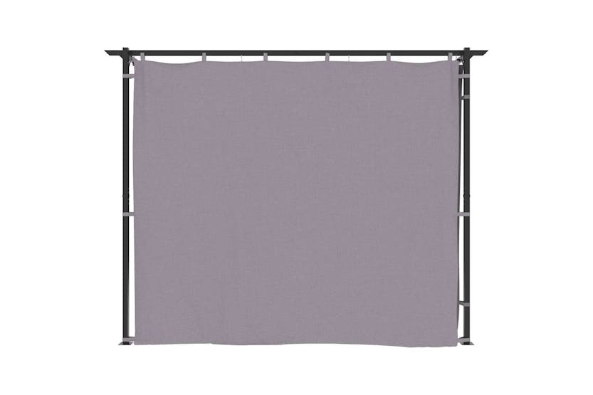 Vidaxl Gazebo With Curtains 3x3 M Anthracite Steel Vidaxl Gazebo With Curtains 3x3 M Anthracite Steel