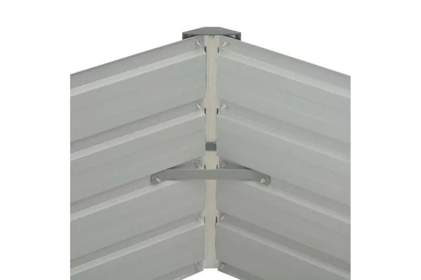 Vidaxl Raised Garden Bed 129x129x46 Cm Galvanised Steel Green Vidaxl Raised Garden Bed 129x129x46 Cm Galvanised Steel Green