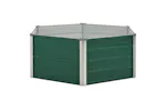 Vidaxl Raised Garden Bed 129x129x46 Cm Galvanised Steel Green Vidaxl Raised Garden Bed 129x129x46 Cm Galvanised Steel Green