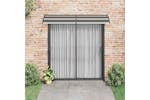 Vidaxl Door Canopy Black 240x75 Cm Pc Vidaxl Door Canopy Black 240x75 Cm Pc