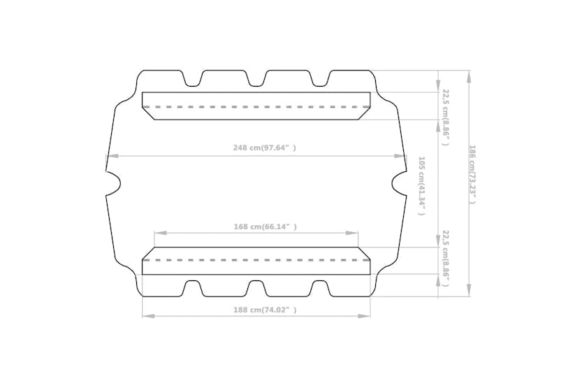 Vidaxl Replacement Canopy For Garden Swing Cream 188/168x145/110 Cm Vidaxl Replacement Canopy For Garden Swing Cream 188/168x145/110 Cm