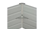 Vidaxl Raised Garden Bed Anthracite 129x129x45 Cm Galvanised Steel Vidaxl Raised Garden Bed Anthracite 129x129x45 Cm Galvanised Steel