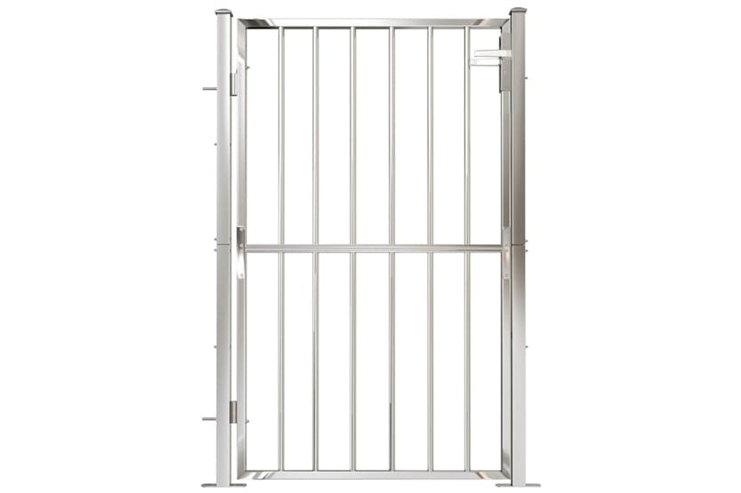 Vidaxl Garden Gate 100x150 Cm Stainless Steel Vidaxl Garden Gate 100x150 Cm Stainless Steel
