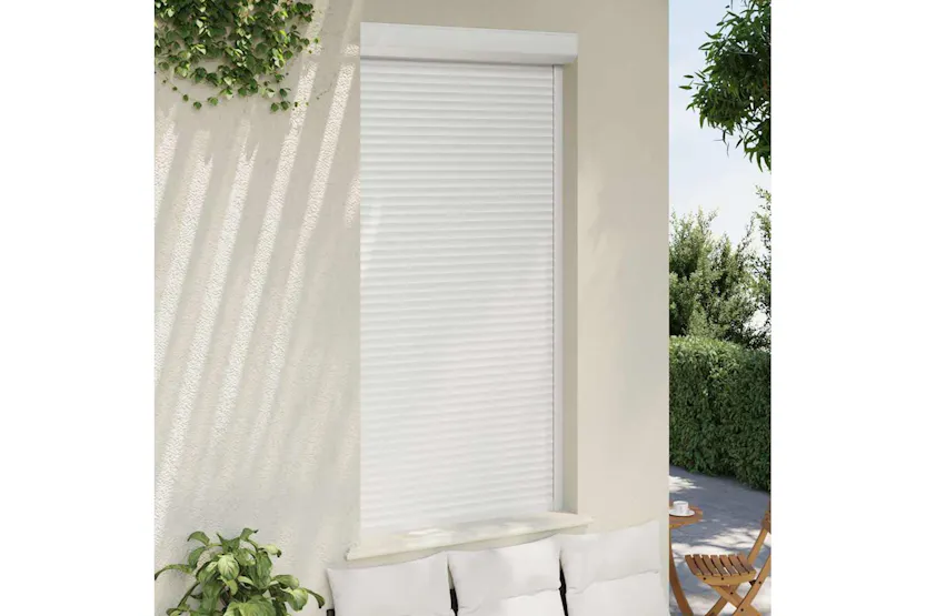 Vidaxl Roller Shutter Aluminium 110x220 Cm White Vidaxl Roller Shutter Aluminium 110x220 Cm White