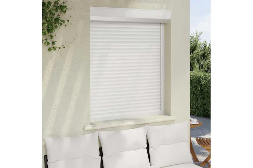Vidaxl Roller Shutter Aluminium 100x120 Cm White Vidaxl Roller Shutter Aluminium 100x120 Cm White