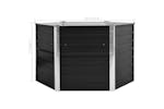 Vidaxl Garden Raised Bed Anthracite 129x129x77 Cm Galvanised Steel Vidaxl Garden Raised Bed Anthracite 129x129x77 Cm Galvanised Steel