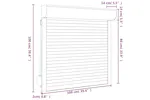 Vidaxl Roller Shutter Aluminium 100x100 Cm Anthracite Vidaxl Roller Shutter Aluminium 100x100 Cm Anthracite