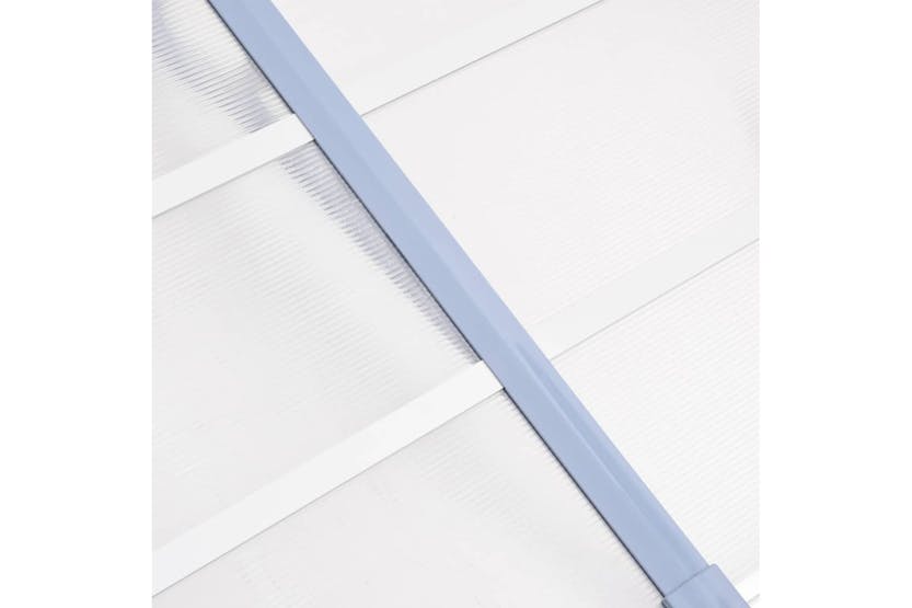 Vidaxl Door Canopy Grey And Transparent 122x90 Cm Polycarbonate Vidaxl Door Canopy Grey And Transparent 122x90 Cm Polycarbonate