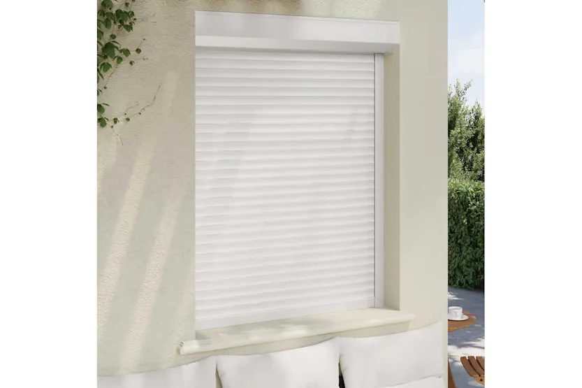 Vidaxl Roller Shutter Aluminium 100x130 Cm White Vidaxl Roller Shutter Aluminium 100x130 Cm White