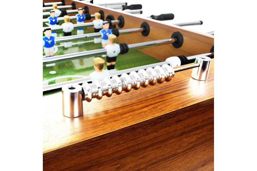 Vidaxl Football Table Steel 60 Kg 140x74.5x87.5 Cm Light Brown And Black Vidaxl Football Table Steel 60 Kg 140x74.5x87.5 Cm Light Brown And Black