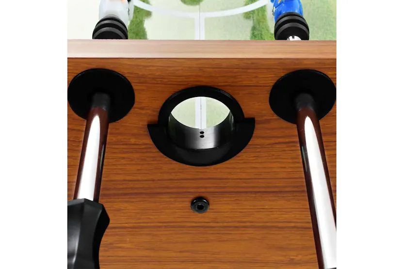 Vidaxl Football Table Steel 60 Kg 140x74.5x87.5 Cm Light Brown And Black Vidaxl Football Table Steel 60 Kg 140x74.5x87.5 Cm Light Brown And Black
