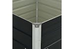 Vidaxl Raised Garden Bed Anthracite 100x100x77 Cm Galvanised Steel Vidaxl Raised Garden Bed Anthracite 100x100x77 Cm Galvanised Steel