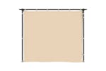 Vidaxl Gazebo With Curtains 3x3 M Cream Steel Vidaxl Gazebo With Curtains 3x3 M Cream Steel
