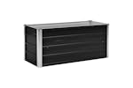Vidaxl Garden Raised Bed Anthracite 100x40x45 Cm Galvanised Steel Vidaxl Garden Raised Bed Anthracite 100x40x45 Cm Galvanised Steel