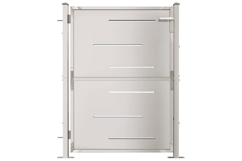 Vidaxl Garden Gate 100x125 Cm Stainless Steel Vidaxl Garden Gate 100x125 Cm Stainless Steel