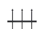 Vidaxl Garden Fence With Spear Top Steel 1.8 M Black Vidaxl Garden Fence With Spear Top Steel 1.8 M Black
