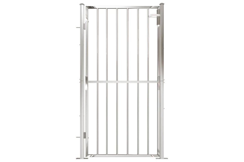 Vidaxl Garden Gate 100x180 Cm Stainless Steel Vidaxl Garden Gate 100x180 Cm Stainless Steel