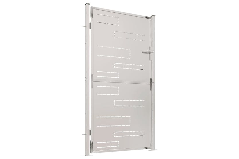 Vidaxl Garden Gate 100x180 Cm Stainless Steel Vidaxl Garden Gate 100x180 Cm Stainless Steel