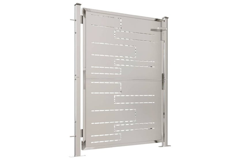 Vidaxl Garden Gate 100x125 Cm Stainless Steel Vidaxl Garden Gate 100x125 Cm Stainless Steel