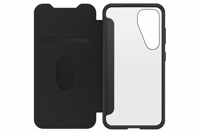 OtterBox React Series Samsung Galaxy S25 Folio Case | Clear/Black OtterBox React Series Samsung Galaxy S25 Folio Case | Clear/Black